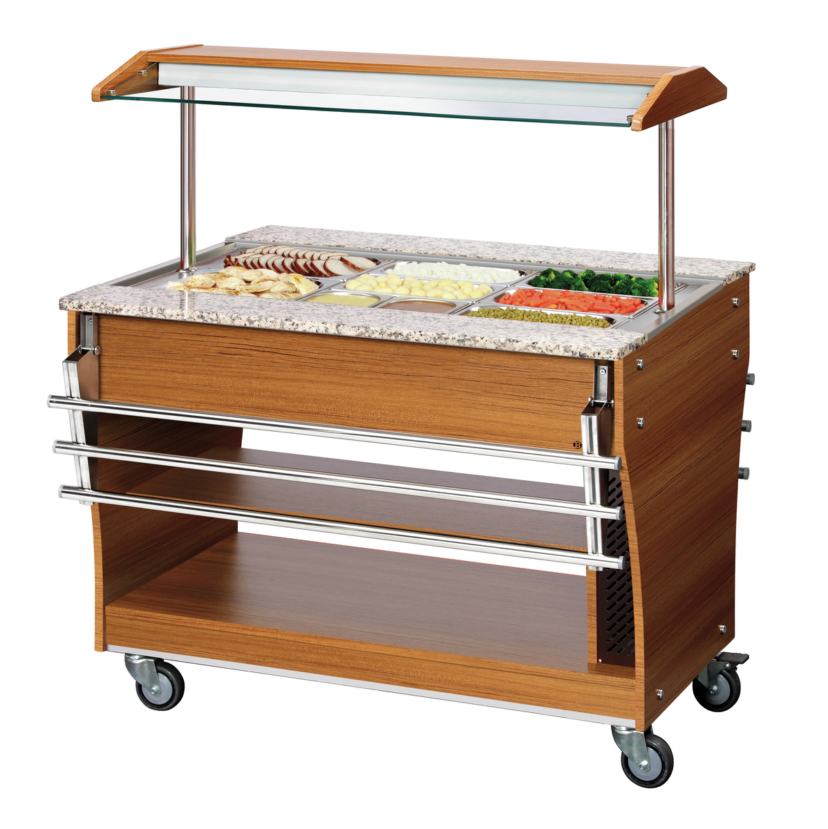 Buffetwagen, warm, 3x 1/1GN – Bild 3
