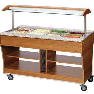 Buffetwagen, warm, 4x 1/1GN