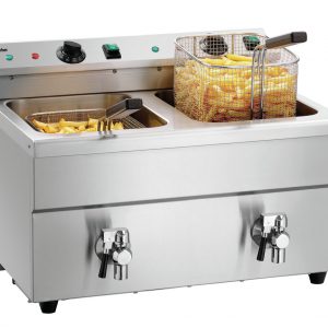 Induktions-Fritteuse 2x8L Plus