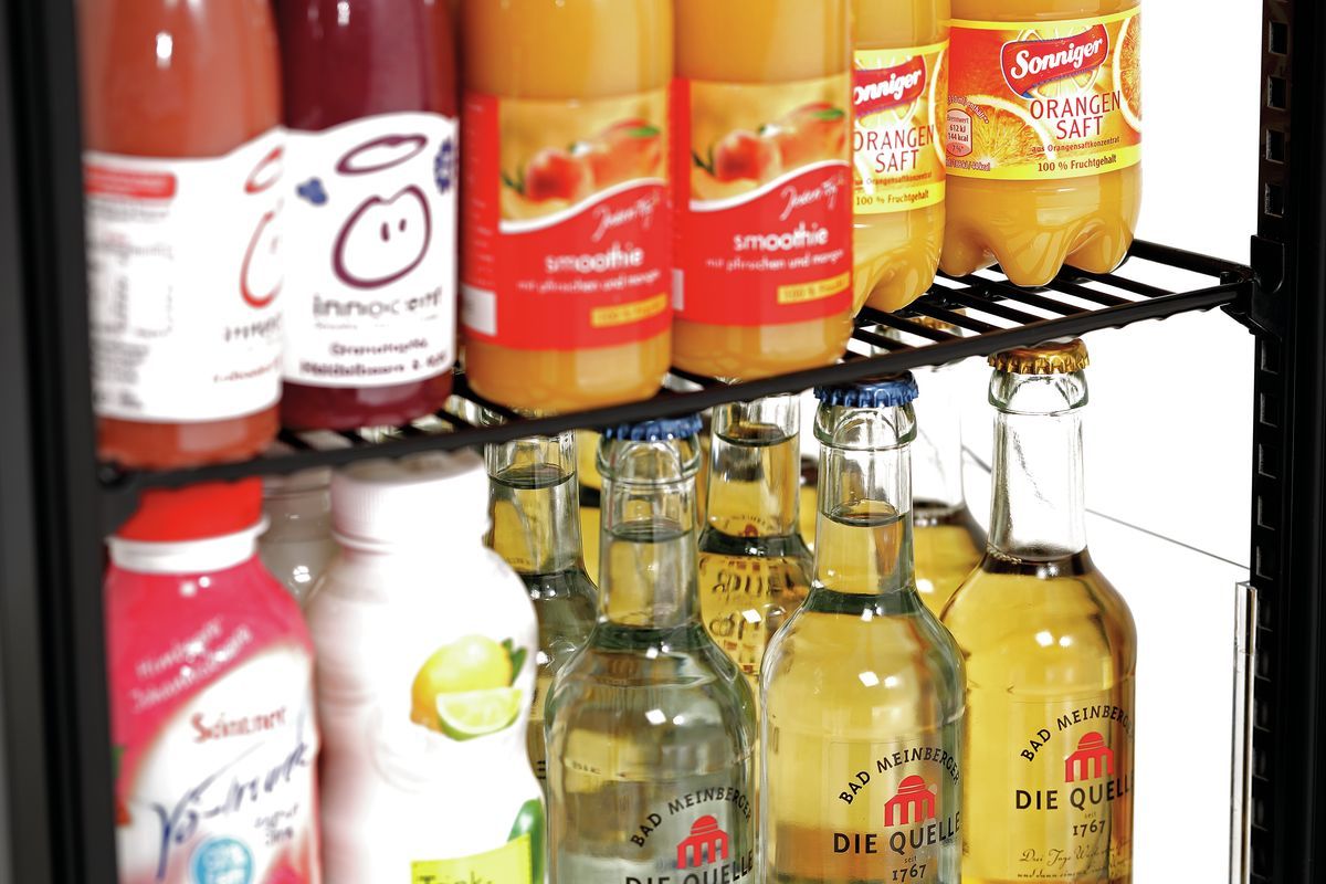 Mini-Kühlvitrine 78L, schwarz – Bild 5