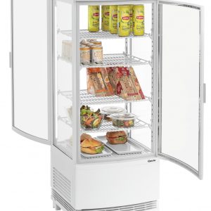 Mini-Kühlvitrine 98L2T weiß